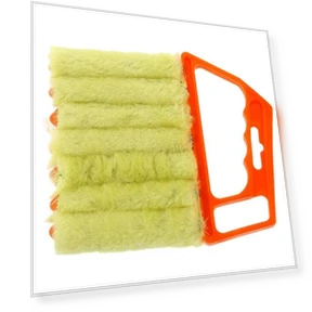 Microfiber Blind Dust Removal Cleaning Brush — Dusting Tools