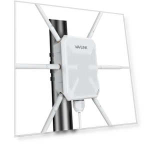 Outdoor WiFi Extender with 6 Antennas Dual Band WiFi Repeater — Repeaters, WAVLINK