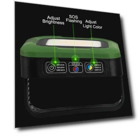 Rechargeable Solar Lantern with Powerful Work Light — Outdoor Lanterns