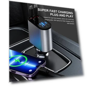 Retractable Car Charger — Vehicle Power Solutions