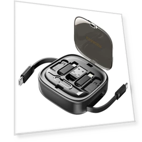Type-C To Type-C Data Cable with Storage Box — Cables, ESSAGER