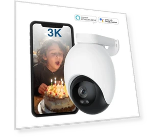 WiFi Plug-in Spotlight Camera — Smart Home Security, IMILAB