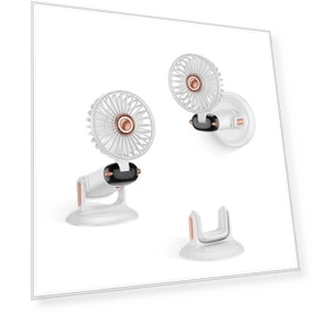 360-Degree Rotation Foldable Handheld Desk Fan — Portable Cooling Solutions