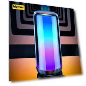 Bluetooth Speaker with Colorful Lights — Portable Audio Solutions, Lenovo