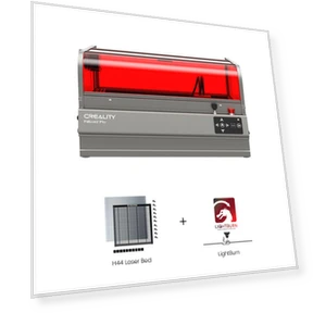 Falcon2 Pro 40W Laser with H44 Laser Bed and 1 Year LightBurn License — Engraving Equipment & Accessories, Creality