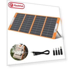 Foldable Solar Panel Portable Solar Charger — Solar Chargers, Flashfish