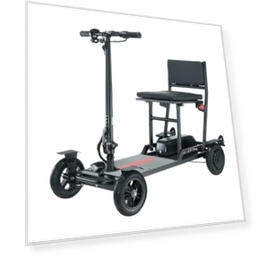 Four-wheel Electric Scooter with Seat — Electric Self-Balancing Scooters, FREEJOYER