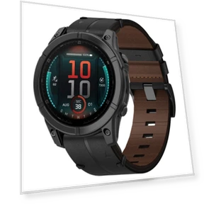 Leather Textured Watch Band — Watch Accessories, Garmin