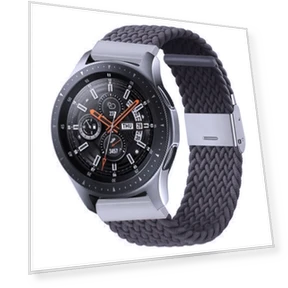 Nylon Braided Metal Buckle Watch Band — Watch Accessories, Samsung