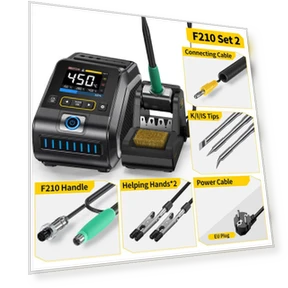 Premium 200W Soldering Iron Station Kit — Stations, FNIRSI
