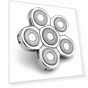 Replaceable Washable Double-Ring Foil and Floating Cutter Head — Foil
