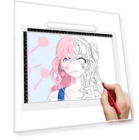 Three Level of Brightness Dimmable A4 LED Drawing Sketchpad Light Pad — Light Boxes