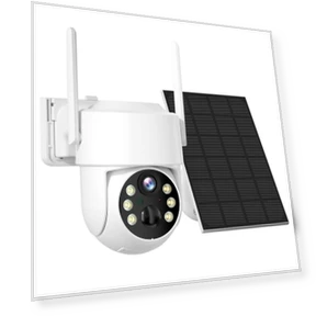 Wireless Security Camera with Solar Panel — Security Cameras, Hiseeu