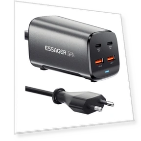 67W GaN Desktop Charger — Charging Solutions, ESSAGER