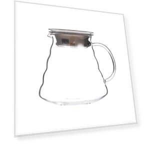 Heat Resistant Hand Brewed Coffee Glass Pot — Pots