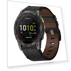Leather Textured Watch Band — Watch Accessories, Garmin