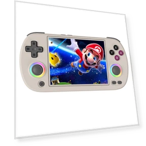 Retro Game Console with RGB Light — GEM Box Gaming, ANBERNIC