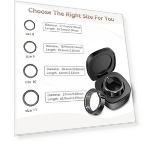 Smart Fitness Tracker Ring — Smart Rings, FFFITNES