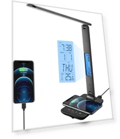 Wireless Charger LED Desk Lamp — Study & Desk Lighting