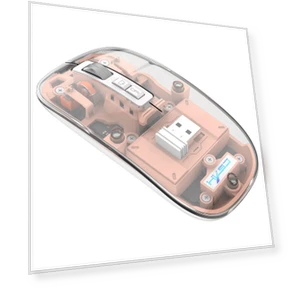 Wireless Mouse with RGB Light — Gaming Mice, HXSJ