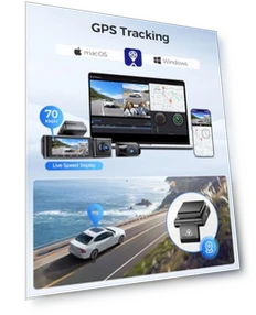 3 Channel Dash Cam — Dashboard Cameras, AZDOME