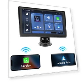 7inch HD Screen Car Stereo — Wireless Audio Transmitters