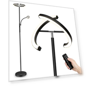 Floor Lamp with Reading Light — Desk & Table Lighting, FIMEI