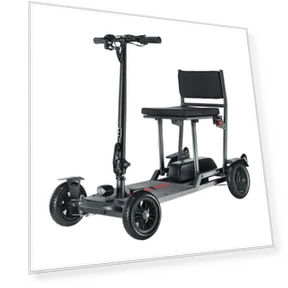 Four-wheel Electric Scooter with Seat — Electric Self-Balancing Scooters, FREEJOYER