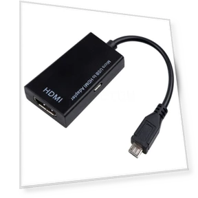Micro USB to HDMI Female Adapter Cable — Connectors & Adapters