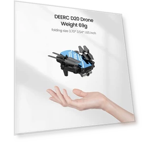 Mini Drone with Camera for Kids — Flying Toys, DEERC
