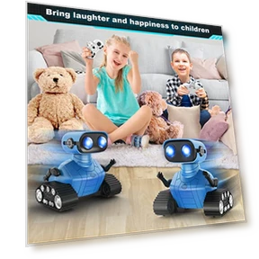 Rechargeable Remote Control Emo Robot — Interactive Figures & Robots, Hamourd