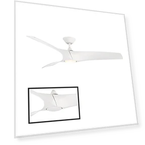 Smart Indoor and Outdoor Ceiling Fan with LED Light Kit — Ceiling Fan Wall Controls, Modern Forms