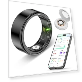 Smart Ring Health Tracker — Wearable Accessories, VNEXFU