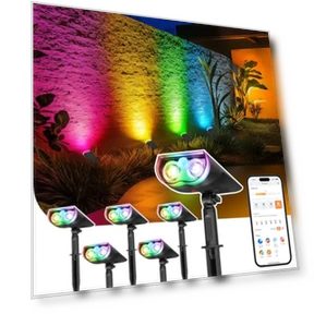 Smart Solar Lights Outdoor with Motion Sensor — Outdoor Illumination, Linkind