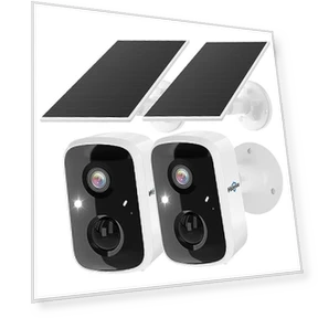 Solar Security Cameras Wireless Outdoor — Smart Home Security, Hiseeu