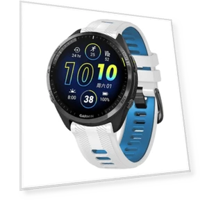 Two Color Steel Buckle Silicone Watch Band — Watch Accessories, Garmin