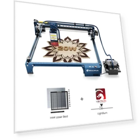 20W Laser Engraver with H44 Laser Bed and LightBurn License — Engraving Equipment & Accessories, Sculpfun