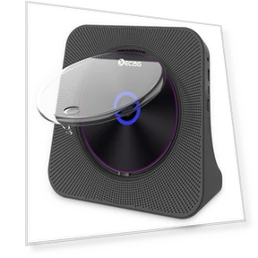 Desktop CD Player with LED Display — On-the-Go CD Players, Kecag