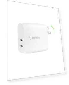 Dual Port USB-C Wall Charger — USB Hubs, Belkin