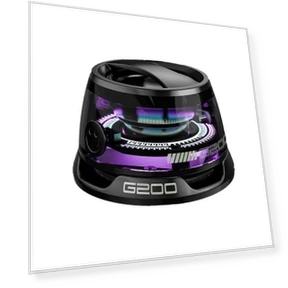 Magnetic Bluetooth Mini Speaker with Colorful Atmosphere Light — Portable Audio