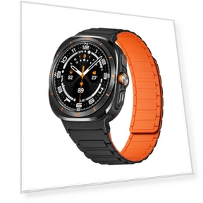 Magnetic Silicone Watch Band — Smartwatch Straps, Samsung