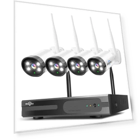 WiFi Security Camera System Kit — Security Cameras, Hiseeu