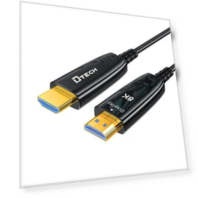 8K 60Hz HDMI 2.1 Fiber Optic Cable — Fiber Optic, DTECH
