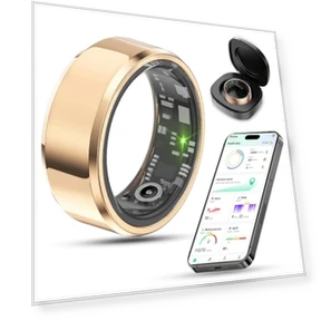 Health Tracker Smart Ring — Fitness Bands, VNEXFU