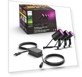 Outdoor Smart Spot Light Base Kit — Outdoor Post Lighting, Philips Hue
