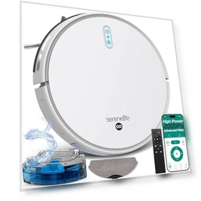 Robot Vacuum and Mop Combo — Smart Cleaning Robots, SereneLife