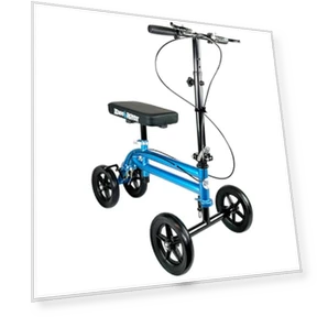 Economy Knee Scooter Steerable Knee Walker — Hip Recovery Kits, KneeRover