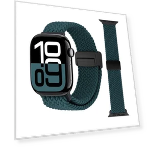 Magnetic Buckle Loop Woven Watch Band — Smartwatch Accessories