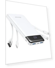 Portable Charger with Built-in Cables — Chargers, Charmast