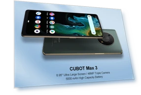 MAX 3, 6.95-дюймовый ультра большой экран, 4GB+64GB, мини планшет, 48MP тройная камера, 5000mAh, NFC, Android 11, 4G... — Планшеты, Cubot